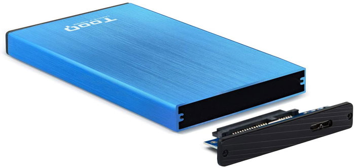 Tooq TQE-2527BL Caja Externa de Aluminio para HDD 2.5 Pulgadas Azul Tooq TQE-2527BL Caja Externa de Aluminio para HDD 2.5 Pulgadas Azul